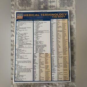 BarCharts Quick Study - Medical Terminology (the body)